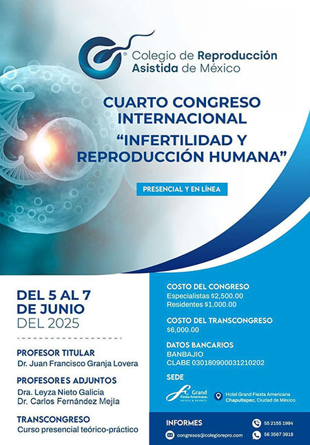 IV Congreso internacional "Infertilidad y Reproducción Humana".