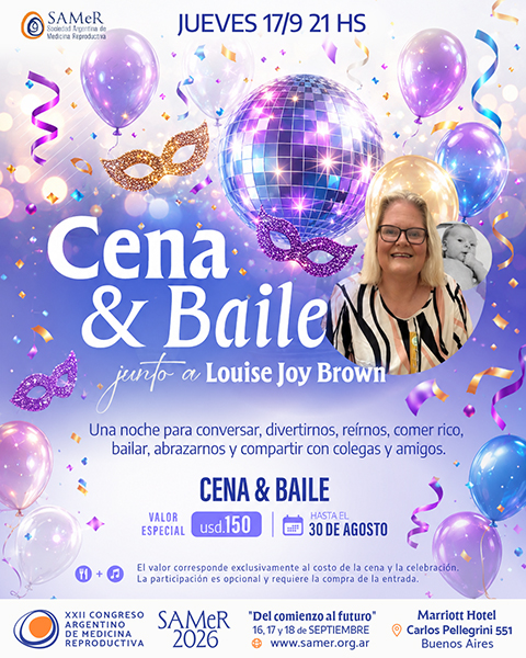 CENA & BAILE – SAMeR 2026