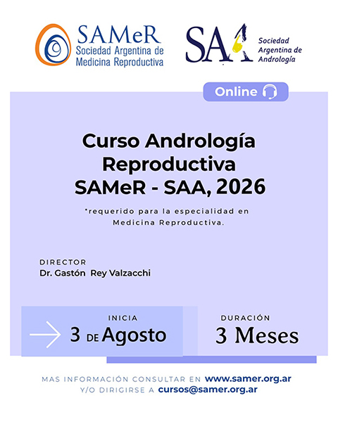 Curso Andrología Reproductiva SAMeR SAA