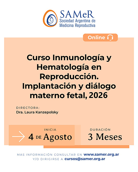 Curso Inmunología y Hematología en Reproducción