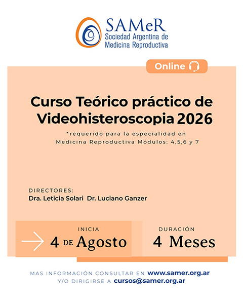 Curso Teórico Práctico de Videohisteroscopía